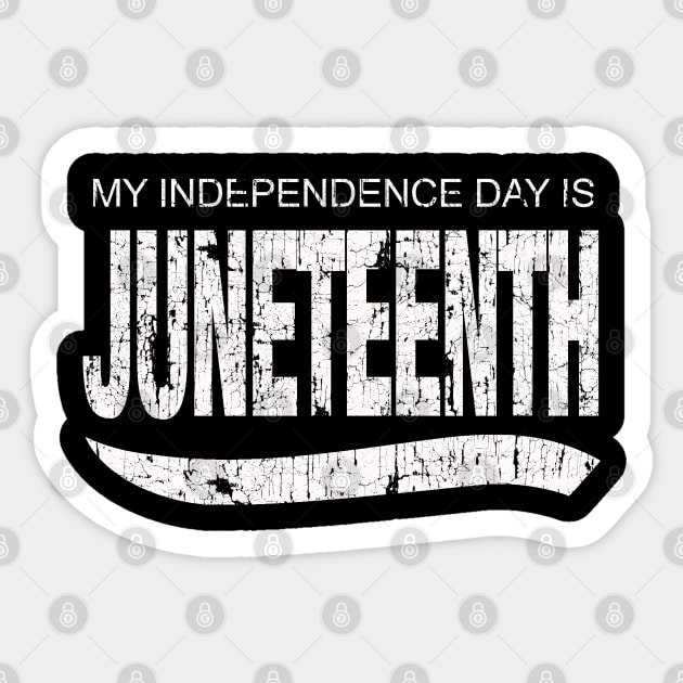 Juneteenth Sticker by blackartmattersshop